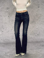 Skins Low-rise Micro Flare Denim Pants