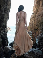 Tidal Lace Halter Dress
