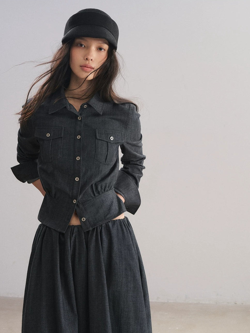Cargo Shirt &amp; Skirt Set
