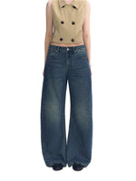 Vintage Washed Wide Leg Jeans