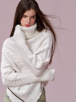 Oversized Cowl Neck Cape Sweater