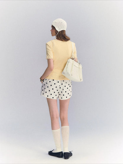 Lace Knit Two-Piece Set