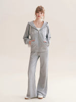 Embroidered Hoodie Set