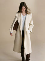 Almond Wool Blend Coat
