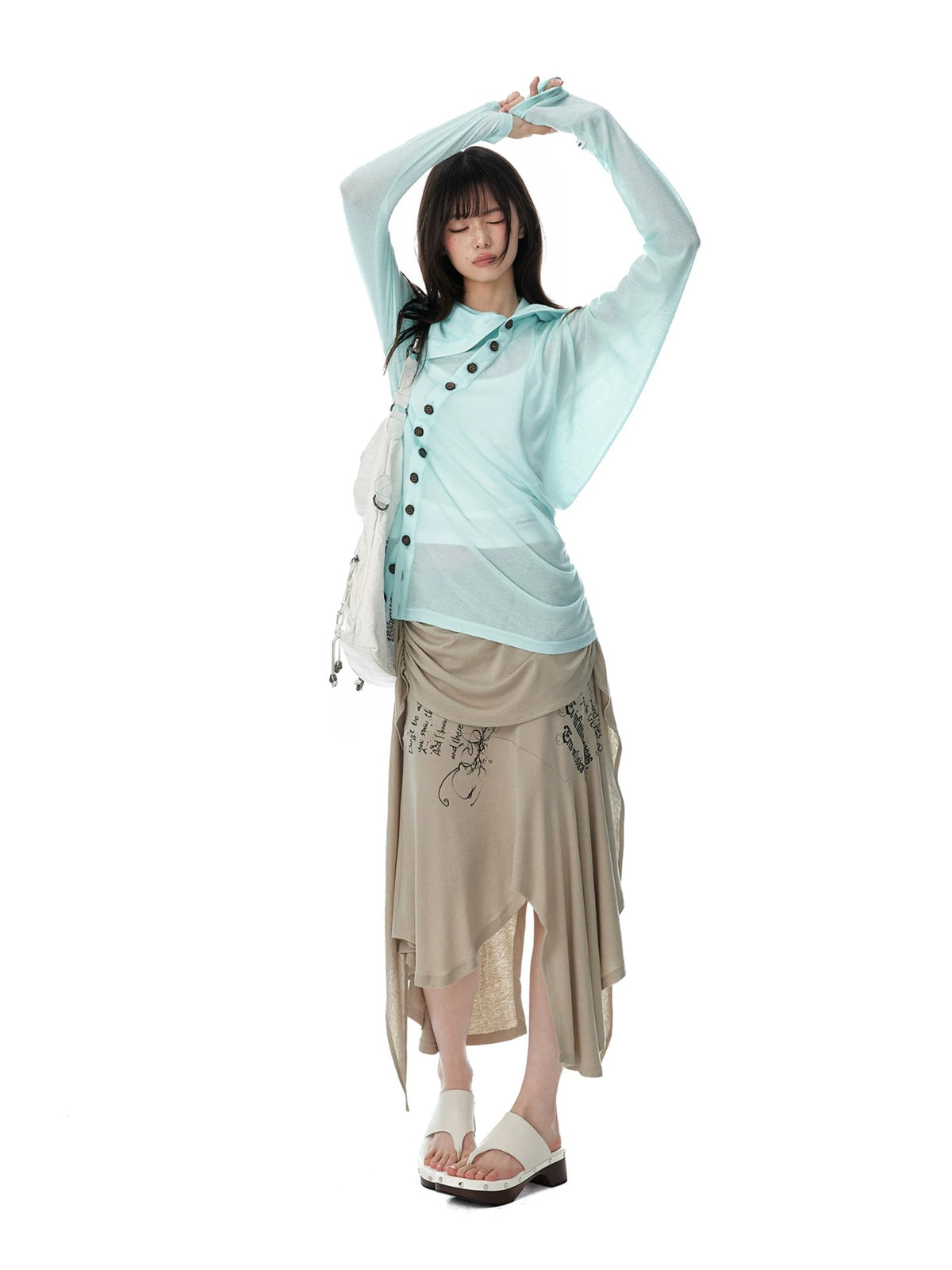 Mint Layered Sun Protection Shirt