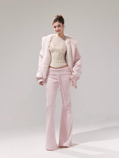 Reversible Hooded Sweatshirt &amp; Fleece Pants Set