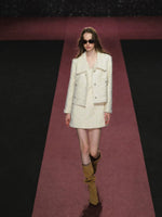 Tweed Cropped Jacket & Dress Set