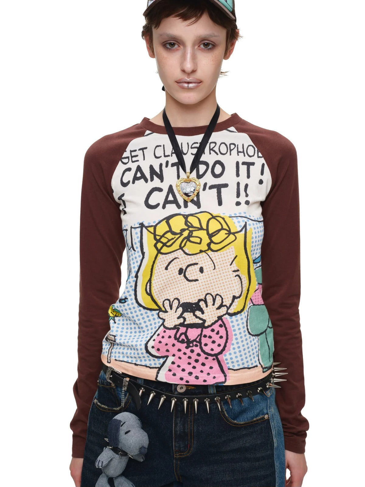 Colorful Cartoon Raglan Tee