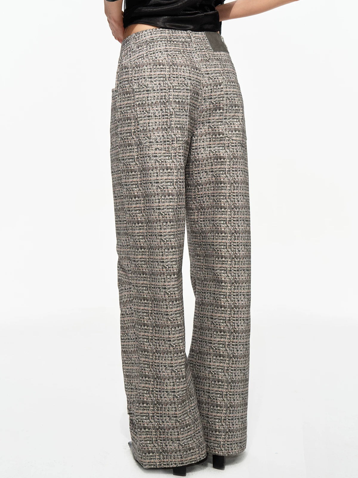 Printed Wide Leg Pants