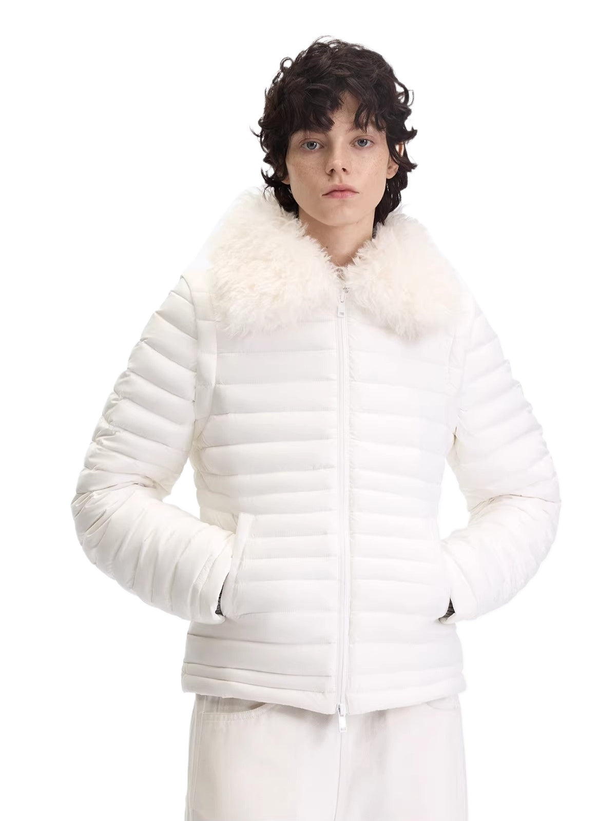 Detachable Fur Down Jacket