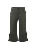 Retro Button Capri Pants