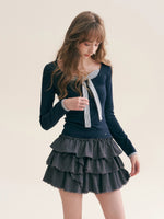 Striped Tie Top