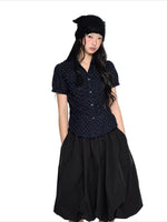 Ruched Puff Sleeve Shirt