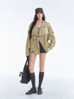 Double Breasted Short Jacket