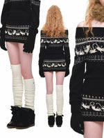 Slouchy Ribbed Knit Leg Warmers