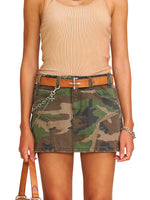 Compass Wild Origin Denim Skirt Desert Camouflage