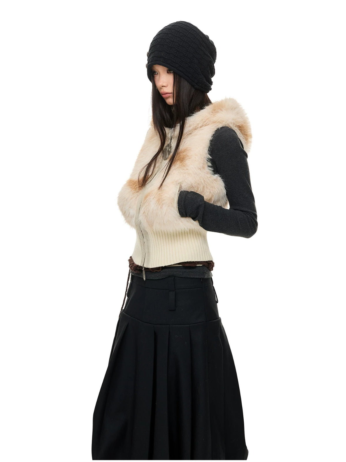 Leopard Faux Fur Vest