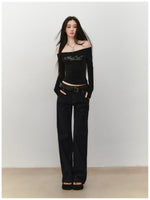 One-shoulder Skin-friendly Top