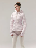 Detachable Hood Down Puffer Jacket