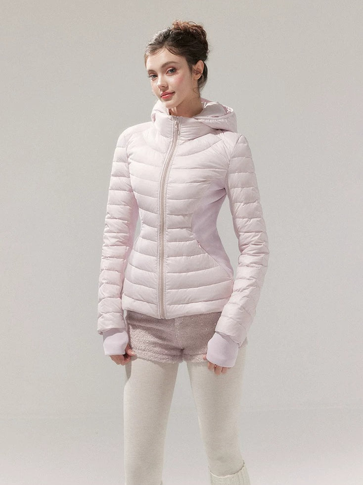 Detachable Hood Down Puffer Jacket