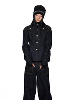 Vintage Denim Jacket & Pants Set