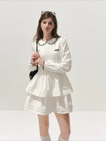Embroidered Babydoll Dress