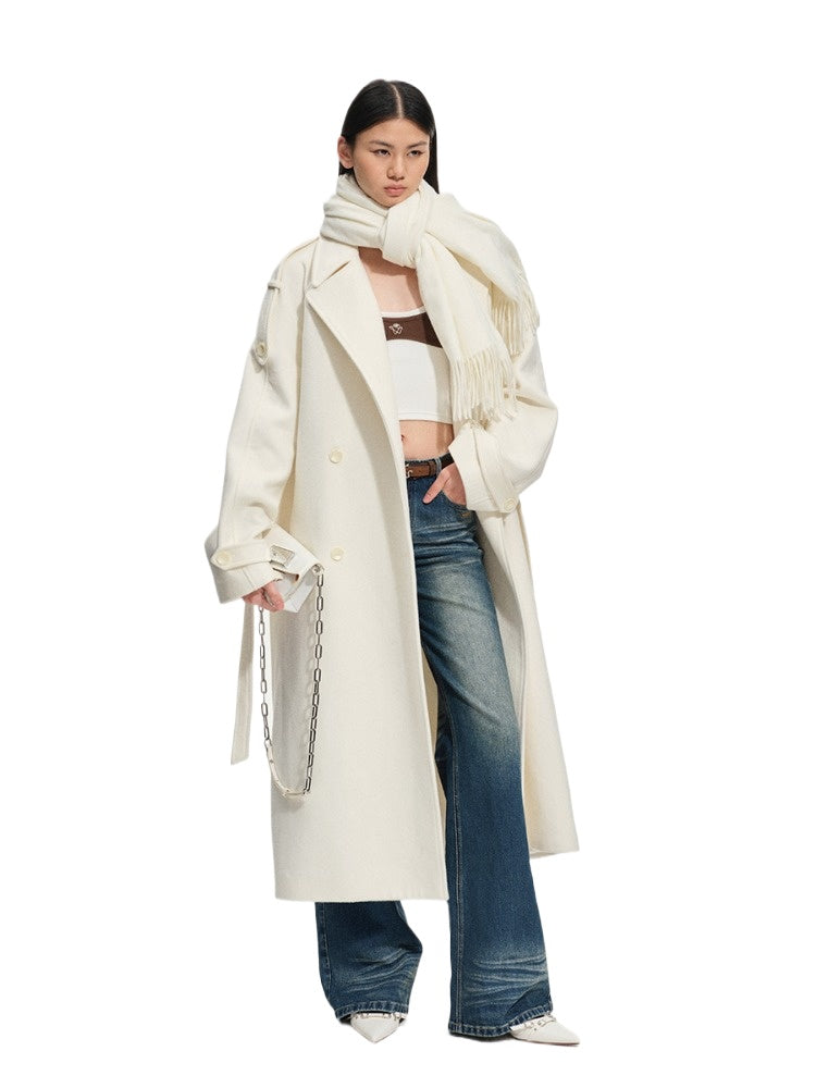 Classic Vicuna Wool-Blend Coat