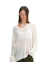 Original V-Neck Star Knit Top