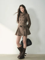 Vintage Peter Pan Collar Wool Coat