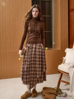 Mock Neck Openwork Knit Top