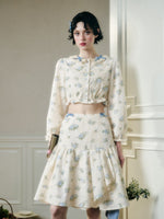 Comfortable Cotton Embroidered Shirt & Skirt Set