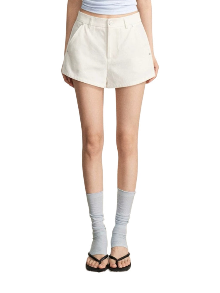 Rhinestone Cotton Hot Shorts