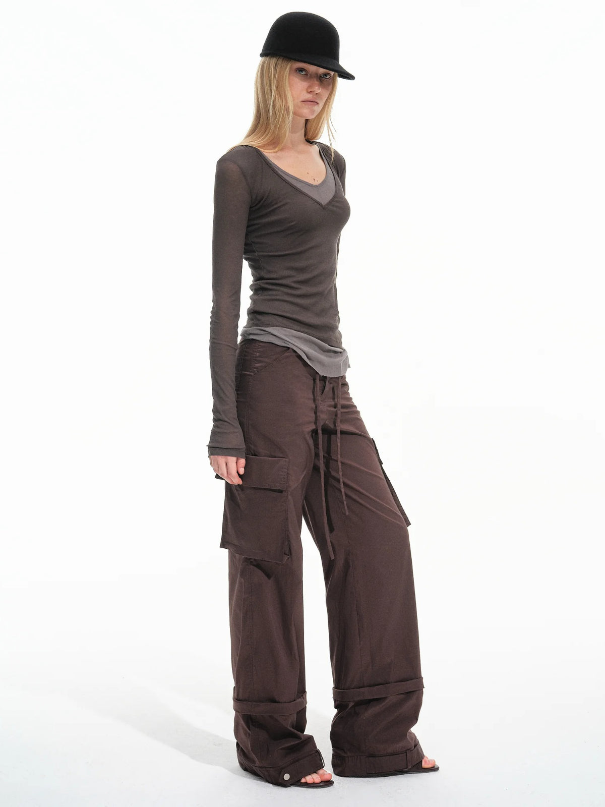 Detachable Strap Cargo Pants