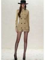 Detachable Tail Trench Coat