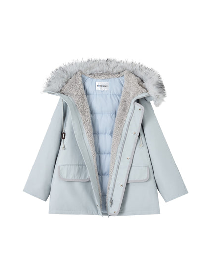 Hooded Utility Down Parka