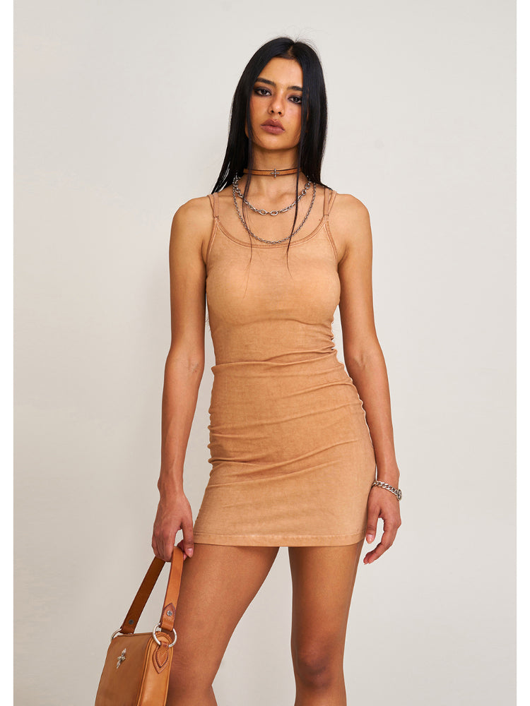 Compass Cross Leather Choker