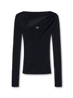Crescent Knit Blouse