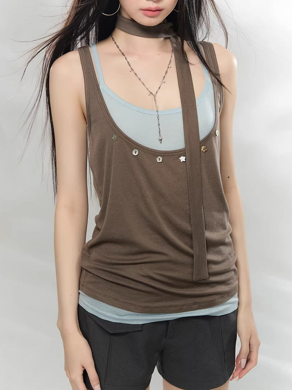 Ribbon Two‑Piece Tank Set