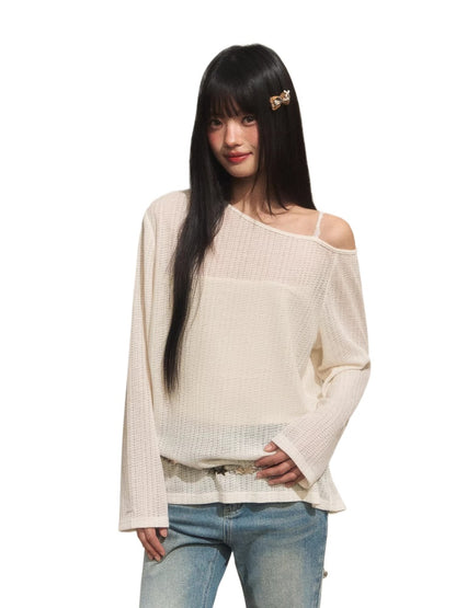 Asymmetrical Cutout Knit Top