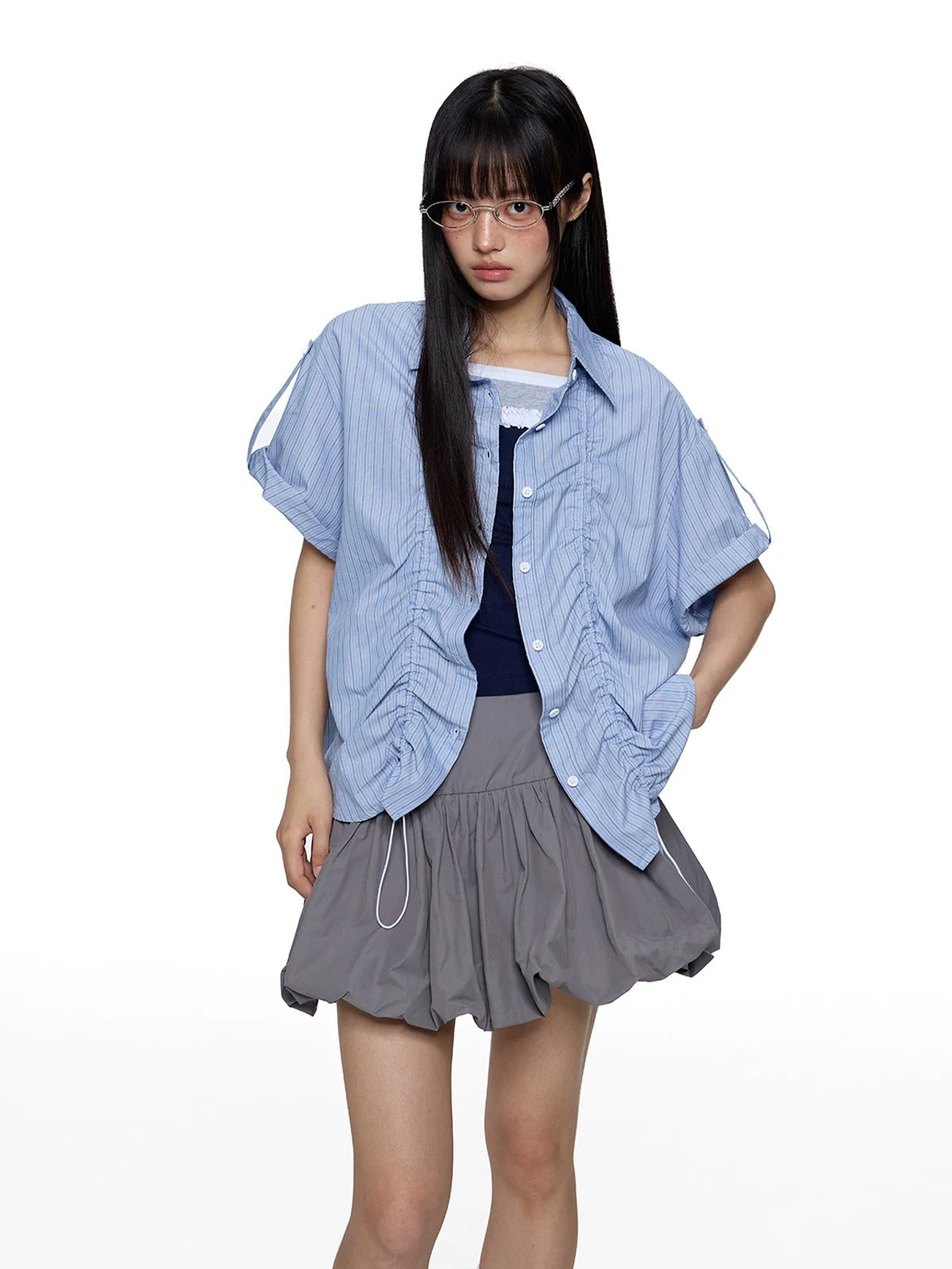 Striped Short Sleeve Shirt