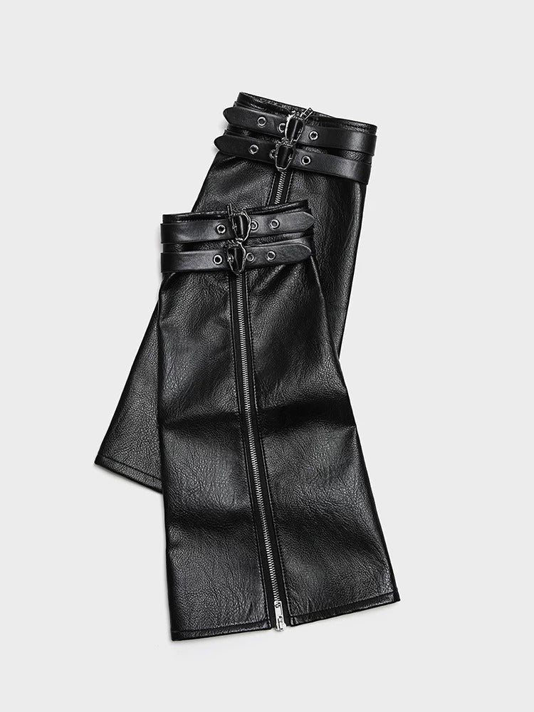 Leather Leg Warmers
