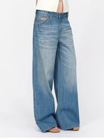 Vintage Washed Straight Leg Jeans
