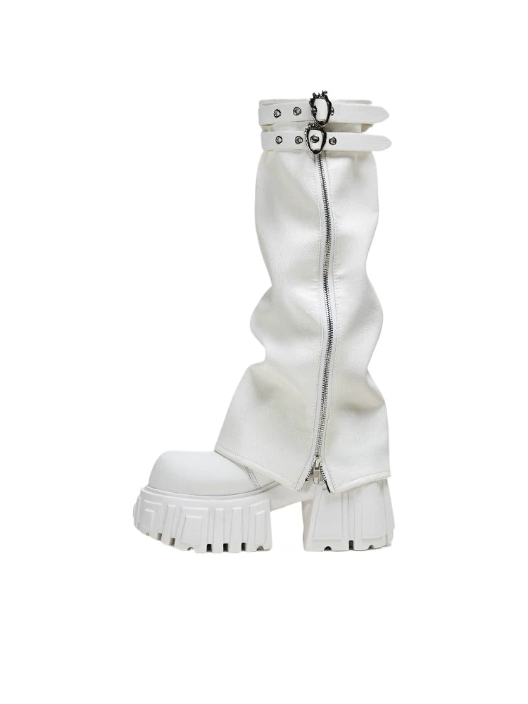 Platform Leg Warmers Boots
