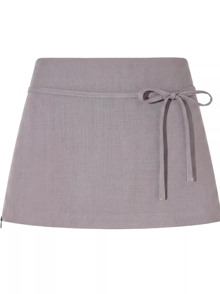 Detachable Bow Skort