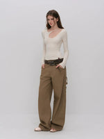 Asymmetric Cutout Top
