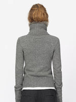 Vintage Wool Fur Collar Cardigan