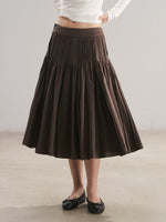 Lace Ruffle Blouse & Skirt Set