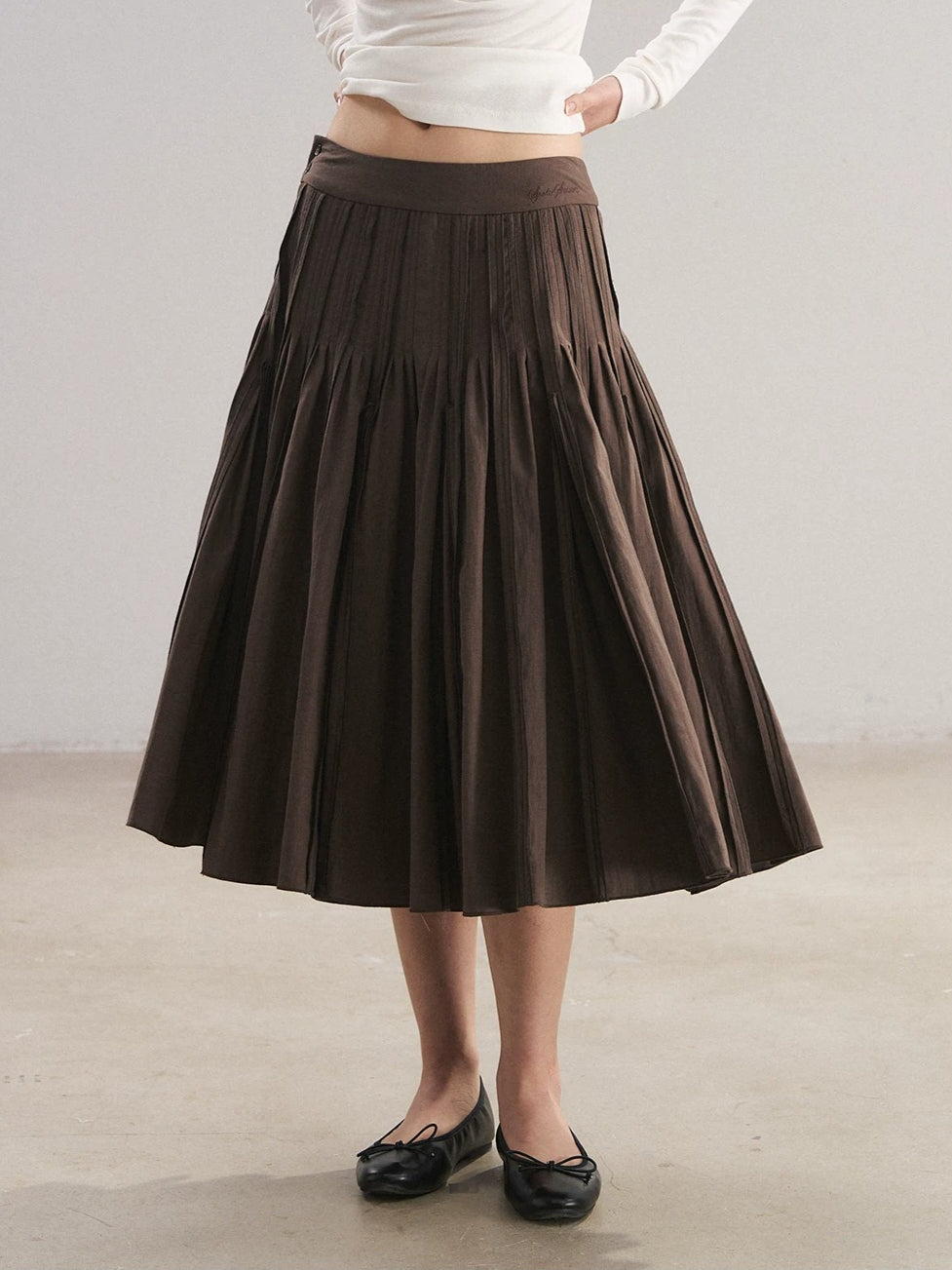 Lace Ruffle Blouse &amp; Skirt Set