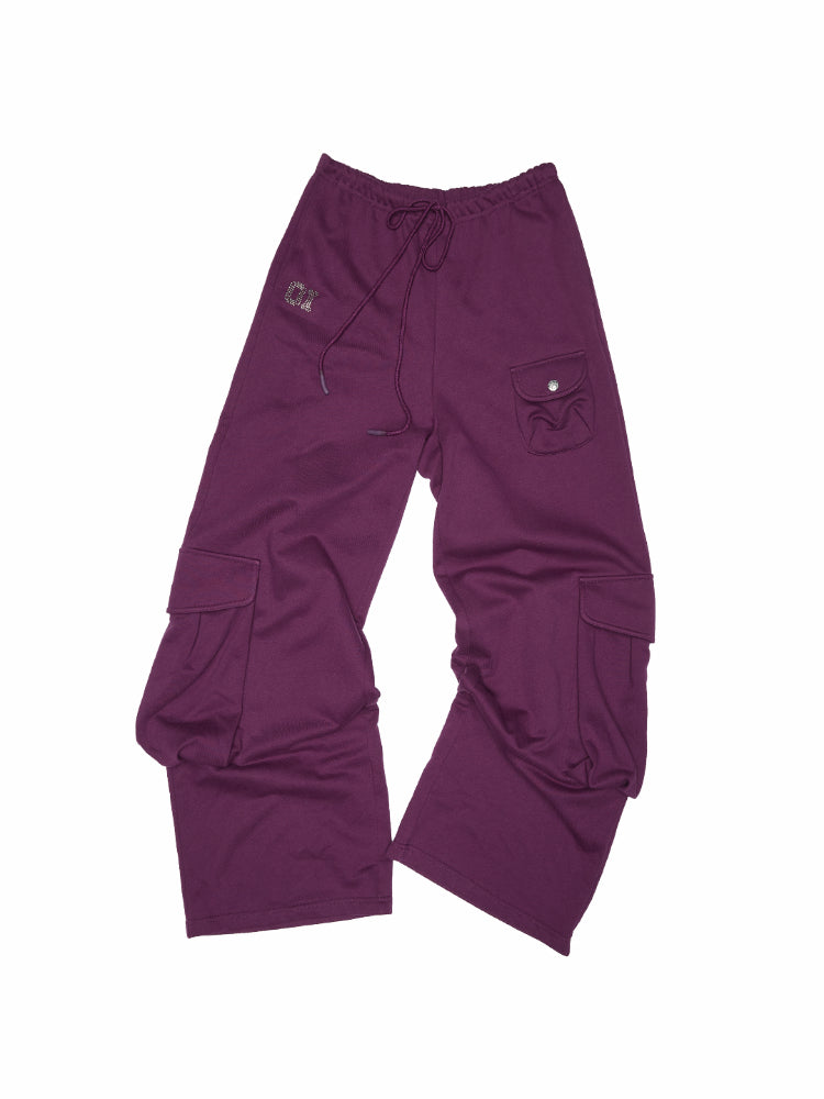 Solid Color Hoodie &amp; Sweatpants Set