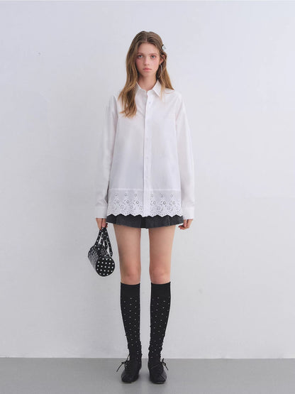 Embroidered Polo Cotton Shirt